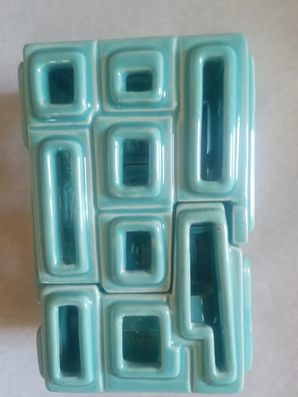 PARTY LITE Defuser And Wax Warmer Teal Blue - Picture 3 of 4